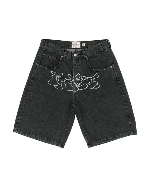 Y2k Shorts Hip Hop Denim Gym Shorts