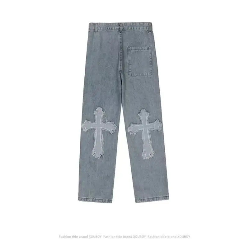 Cross Denim Pants